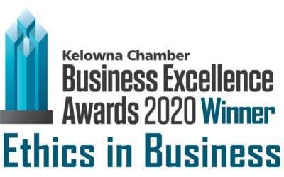 2021 Kelowna Chamber Business Excellence Awards – Ethics in Business Winner