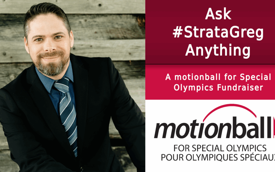 Join Us Live: Ask “Strata Greg” Anything – A Special Olympics Fundraiser