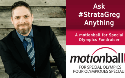 Previously Recorded Live Event: Ask “Strata Greg” Anything – a motionball for Special Olympics fundraiser